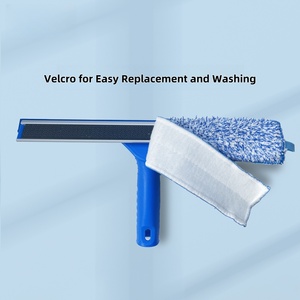 Kit de nettoyage de vitres mural avec raclette télescopique et manche en plastique – <span class=keywords><strong>Lave</strong></span>-<span class=keywords><strong>vitre</strong></span> manuel écologique - Product Image 5