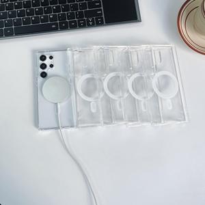 <span class=keywords><strong>Funda</strong></span> Transparente con <span class=keywords><strong>Cargador</strong></span> Inalámbrico Magnético para Samsung S26 S25 <span class=keywords><strong>Ultra</strong></span> S24 S23 <span class=keywords><strong>S22</strong></span> Plus - Product Image 3