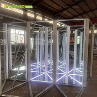 Équipement de parc d'attractions avec labyrinthe miroir pour aire de jeux intérieure, pour usage en centre commercial, haute capacité (>500 kg), usage commercial