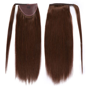 <span class=keywords><strong>Queue</strong></span> <span class=keywords><strong>de</strong></span> <span class=keywords><strong>cheval</strong></span> enveloppante Haohao <span class=keywords><strong>de</strong></span> qualité supérieure, 100 % cheveux humains naturels, extensions à clipser avec cordon <span class=keywords><strong>de</strong></span> serrage - Product Image 1