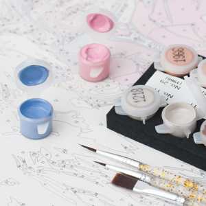 Kit de <span class=keywords><strong>peinture</strong></span> par numéros DIY personnalisé pour adultes, <span class=keywords><strong>peinture</strong></span> acrylique sur toile, paysage, fleurs, dessin animé, décoration murale, écologique - Product Image 3