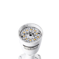 Lampe d'avertissement sonore et lumineuse intégrée tricolore, protection IP65, méthodes d'installation multiples, base réglable haute luminosité