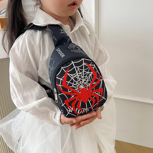 Nuova Borsa a Tracolla per Bambini con Motivo Spider, Leggera e Traspirante, per <span class=keywords><strong>Asilo</strong></span> e Scuola Primaria - Product Image 4
