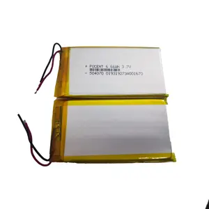 Hoge Kwaliteit Lithium-Ion Batterij Polymeer 504070 3.7V 1800Mah 6.66wh Oplaadbare Batterij Lipo Cel