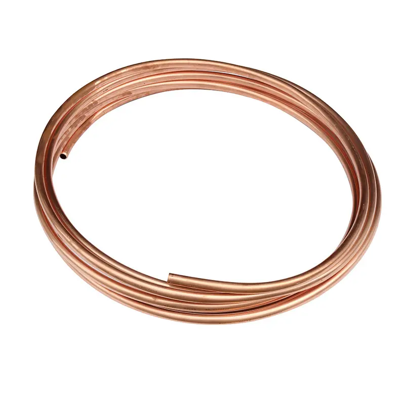 high precision Copper Heat Pipe 4 mm Diameter Pancake Coil Copper Tube For Air Condition