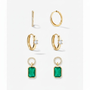 จี้และชาร์มแบบวงกลมและชุดอัญมณี - Product Image 1