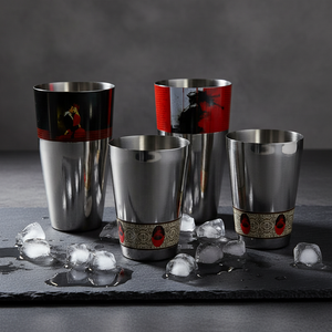 Coctelera Boston de Acero Inoxidable RTS con Diseño Personalizado para Preparar Martini y Cócteles para Uso en Bares - Product Image 4