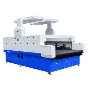 KC New CO2 <b>Fabrics</b> Acrylic Plastic Laser <b>Cutting</b> <b>Machine</b> 2 Laser Heads Water Cooling AI/BMP Support High Productivity - Product Image 3