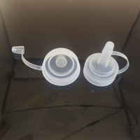 Capuchon 38/410 avec bec verseur pointu, capuchon de bouteille en plastique pour bouteilles de ketchup