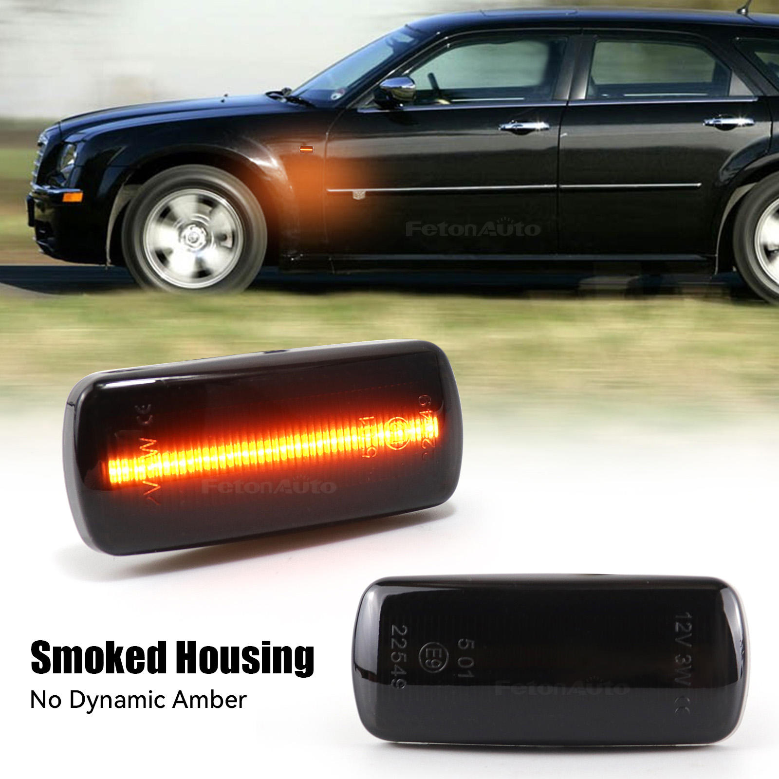 2x Fumée Ambre non dynamique