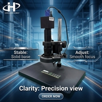 Microscope numérique CCD promotionnel de qualité supérieure avec caméra vidéo et mise au point automatique, résolution 1080p, pour usage industriel