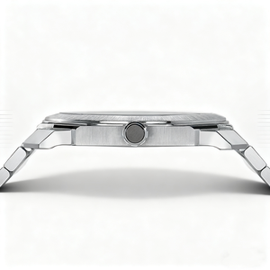 Reloj Automático Profesional de 10 Bares Resistente al Agua, Caja Delgada de 40 mm y 6,4 mm, Movimiento Bulgaris, Esfera Azul Sunray, Correa de Acero - Product Image 5