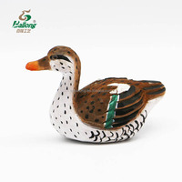 Sculpture faite à la main Home Decor Statue et Figurines Canard en bois sculpté personnalisé