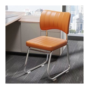 كرسي مكتب غرفة مؤتمرات كراسي تدريب للموظفين قابلة للتكديس كرسي مؤتمرات جلدي - Product Image 3