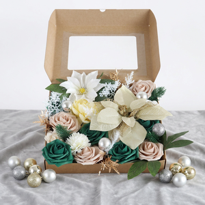 ESTICK - Conjunto de Arreglos Florales de Seda Realistas Hechos a Mano, Sencillos y Elegantes para Interiores, Decoración Ecológica para el Hogar, para Casa Nueva - Product Image 1