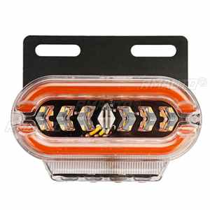 4 x feux de gabarit pour camion 24V 29 LED, feux latéraux clignotants pour camion, remorque, bus, fourgonnette, feux de signalisation, feux extérieurs de voiture, rouge ambre - Product Image 2