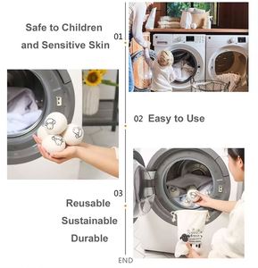 Bola secadora de ropa de fieltro mejor vendida-Bola de fieltro ecológica-Suave y duradera-Merino de lana 100% orgánico hecho a mano - Product Image 6