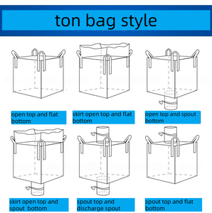 Bolsa a Granel Resistente de 1 Tonelada en Oferta, Bolsa Grande Tejida de PP SF 5:1, Recurso Renovable para Carga de 500 kg, 1000 kg de Arena y Cemento - Product Image 5