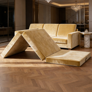 Divano Letto Multifunzionale Pieghevole in Tessuto Facile da Pulire con Compressione Sottovuoto per Appartamento - Product Image 4