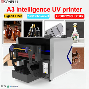 Imprimante UV compacte A3 I3200 avec tête d'impression, machine à jet d'encre mini pour coques de téléphone et photos, idéale pour l'impression professionnelle et créative - Product Image 1