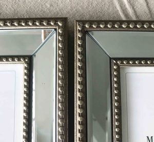 Cadre photo miroir biseauté, cadre en plastique collant avec miroir, 4x6 "5x7" 6x8 "8x10" - Product Image 4