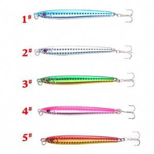 Topline 5 colori 30G/9Cm Jig pesca esca luminosa di <span class=keywords><strong>tipo</strong></span> lungo - Product Image 1