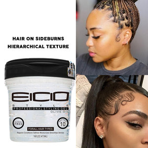 Gel Coiffant Professionnel 16oz à l'Huile d'<span class=keywords><strong>Olive</strong></span> et d'Argan, Fixation Forte, Brillance et Anti-Frisottis pour Cheveux Bouclés et Frisés - Product Image 3