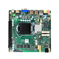 Carte mère industrielle embarquée d'occasion haute performance, 7 ports COM, 4 USB 3.0, 2 cartes réseau Gigabit, 4 Go de mémoire, 64 Go SSD, écran LCD