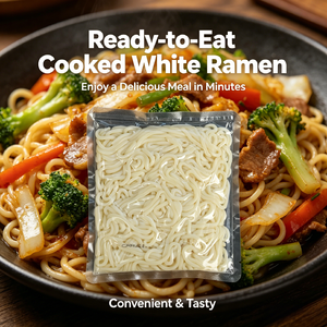 Ramen blanc cuit prêt à manger, faible en sodium, <span class=keywords><strong>sans</strong></span> <span class=keywords><strong>gras</strong></span>, aliment diététique pour le fitness - Product Image 3