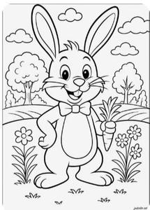 Lienzo Preestirado para Pintar, Diseño Nuevo 2025, 280g, 100% Algodón, Impresión en Blanco y Negro para Niños - Product Image 2