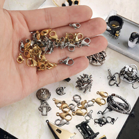 YIMI Vente en gros en usine Fermoir mousqueton en acier inoxydable plaqué or Modèle A09-A15 pour la fabrication de bijoux Bracelets et colliers