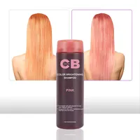 Pink Blue Pigment Color Protect Brightening Max Shine Hair Colour Shampoo for After-Color Maintenance