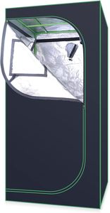 Tente moderne de culture de plantes d'intérieur 80*80*160 600D/1680D Tissu Oxford Noir Ventilation de serre de jardin Plantation d'intérieur - Product Image 3