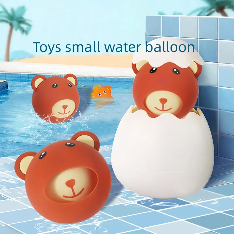 2024 parco acquatico in Silicone palloncino pallone da spiaggia giochi d'acqua per bambini prodotti in silicone per bambini