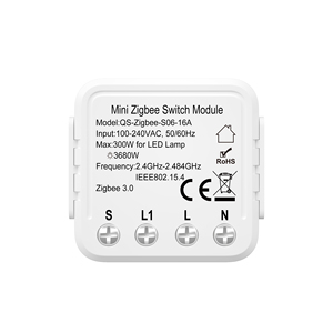 16A 100-240V Zigbee Akıllı Anahtar Modülü PC Malzemesi WIFI Ev Kullanımı İçin Uygulama Kontrolü 15mm Kalınlıkta Küçük Montaj Kutusu Uyumlu - Product Image 1
