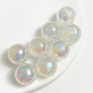 Mabei 12mm Luminous Fine Sparkling DIY Mobile Phone Chain Keychain Material New Accessory Jewelry <b>Crystal</b> <b>Lampwork</b> <b>Glass</b> <b>Beads</b> - Product Image 6