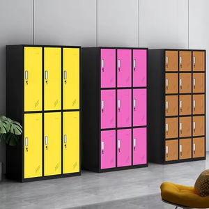 Nouvelles idées de produits : casier en acier à plusieurs portes avec serrure à <span class=keywords><strong>induction</strong></span> couleur pour école, salle de sport, salle de bain, rangement de chaussures et de vêtements - Product Image 6