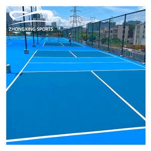 Revêtement de sol pour terrain de <span class=keywords><strong>basket</strong></span>-ball en acrylique liquide à coulée humide, système de surface sportive pour terrain de pickleball, peinture en silicone PU - Product Image 1