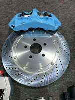 Kit Kaliper Rem EPB 6 Piston Depan 4 Piston Belakang Berbahan Aluminium Berkualitas Tinggi untuk Peningkatan Performa Tesla Model S/X Plaid