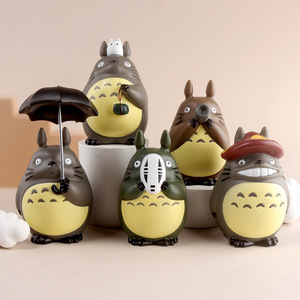 Figura Decorativa de Fantasma y Animal Estilo Anime, Adorno para el Tablero del Auto, Miniatura de Paisaje, Muñeco Misterioso - Product Image 3