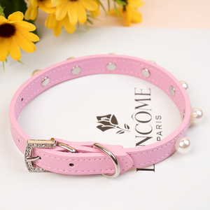 <span class=keywords><strong>Collar</strong></span> de Perro de Estilo Clásico con Anillo Acolchado para el Cuello, Pedrería Brillante y Cuero PU, <span class=keywords><strong>Collar</strong></span> para Mascotas con Diseño Sólido de Diamantes de Cristal - Product Image 5