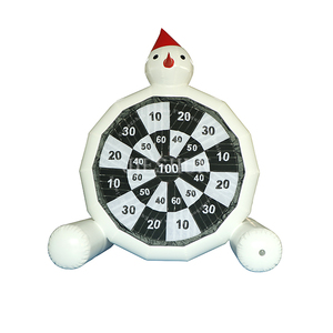 Gioco di Freccette con Pallone da Calcio Gonfiabile Rosso a Doppia Faccia per Interni/Esterni in Vendita - Product Image 6