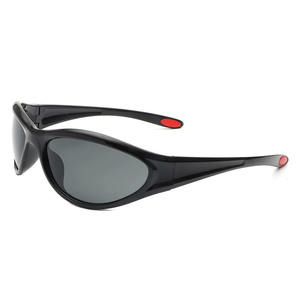 2026 Trendsetting Y2K lunettes de soleil femme Ins Internet célébrité futuriste léger UV400 nuances carrées élégant - Product Image 5