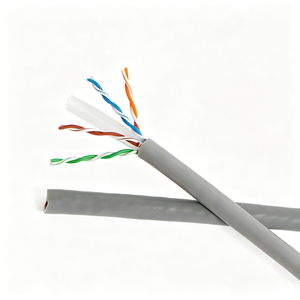 Высокоскоростной гигабитный Ethernet-кабель Cat6 UTP с цельным проводником, в ПВХ-оболочке, 4 пары, неэкранированный, для внутренней прокладки, 305 м в коробке, для дома и офиса, CCA - Product Image 4