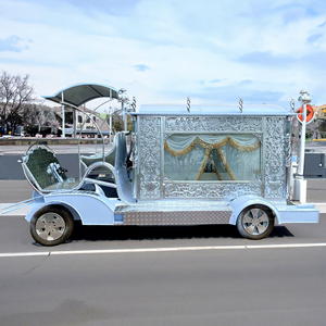 Carroza Fúnebre de Alta Calidad con Caballos Blancos, Remolque Especial para la Industria Funeraria con 4 Ruedas, Nueva Carruada para Caballos - Product Image 1