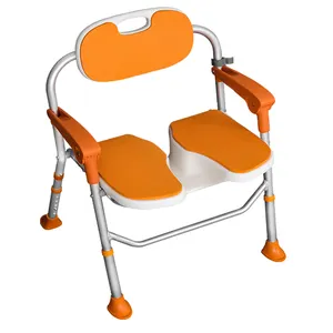 רפואי חיוני אספקת אמבטיה כיסא עם זרועות וגב קלת משקל מושב