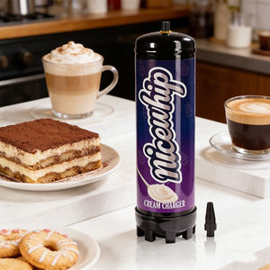 Bouteille de gaz CO2 N2 de 1364g pour crème fouettée, outils de dessert, cylindre de dioxyde de carbone en acier, réservoir de CO2 - Product Image 4