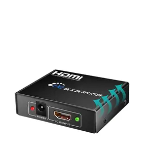 SY1 ใน 2 จาก 4k HDMI splitter, ความละเอียด: 4k * 2k, ตามแนวโน้มกับรุ่น hdmi 1.4, บรรจุภัณฑ์กล่องสีเปลือกเหล็ก