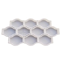 Moule à briques creuses en plastique ABS réutilisable de haute précision Reazone RZE pour pavés en béton 3D, décoration extérieure (garantie 3 ans)