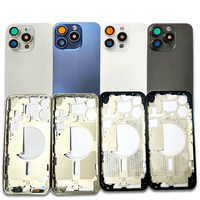 Vente en gros – Coque arrière en verre de qualité AA 100 % avec cadre pour iPhone 15 Pro Max Plus 15Plus 15P – Verre OEM d'usine pour mobile